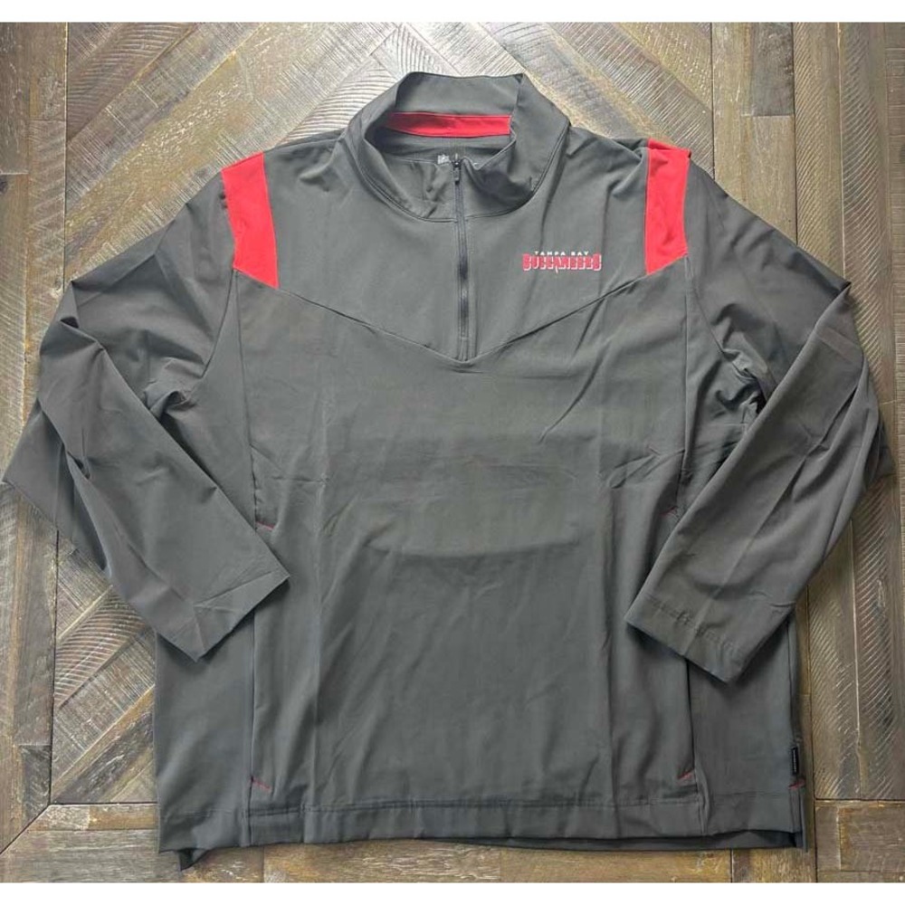 Nike NFL Onfield Tampa Bay Buccaneers Mens XXL Quarter Zip Pullover NEW